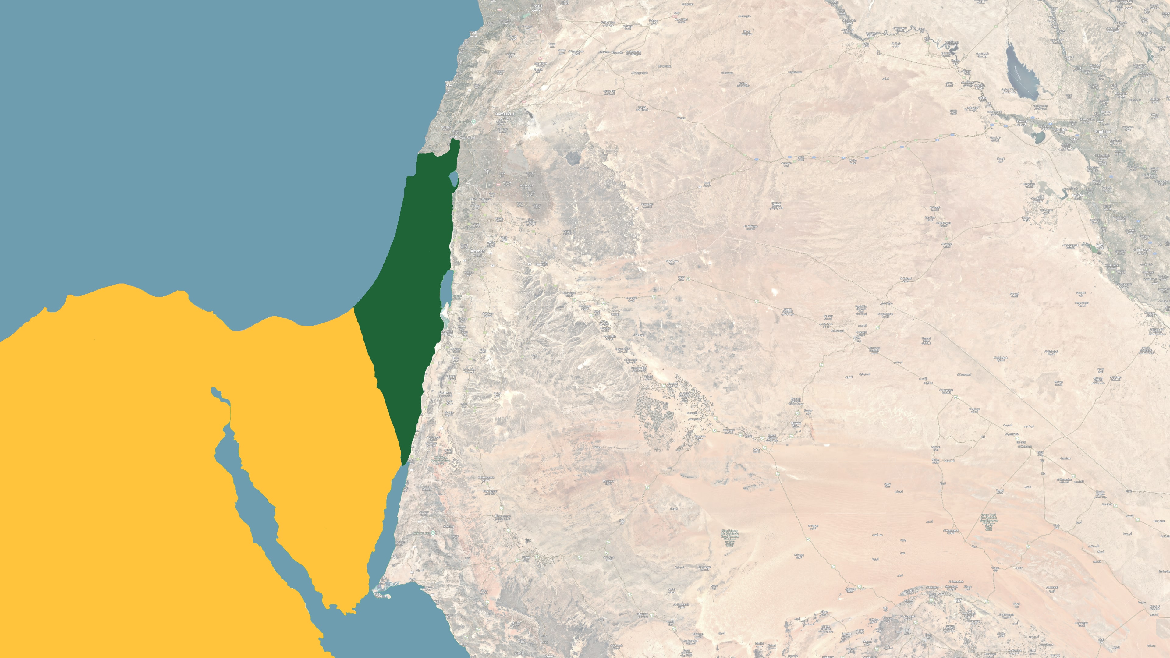 Biblical Geographical Map